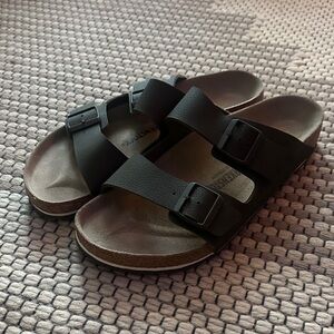 Birkenstock Dark Green Sandals with Adjustable Straps